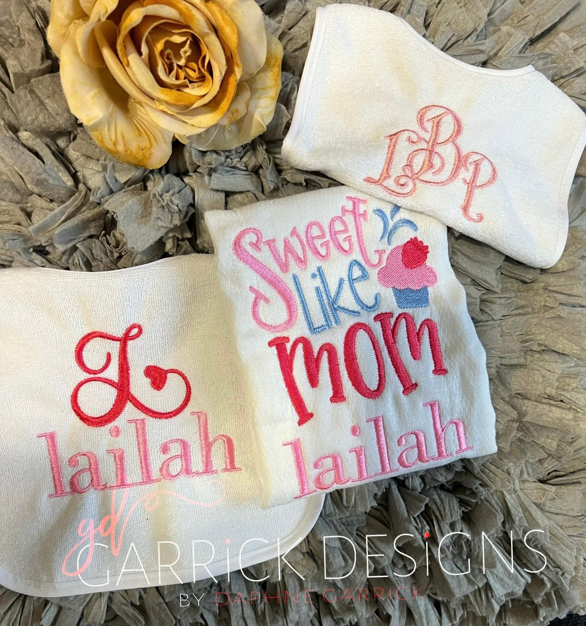 Baby Girl Personalized Birth Cloths