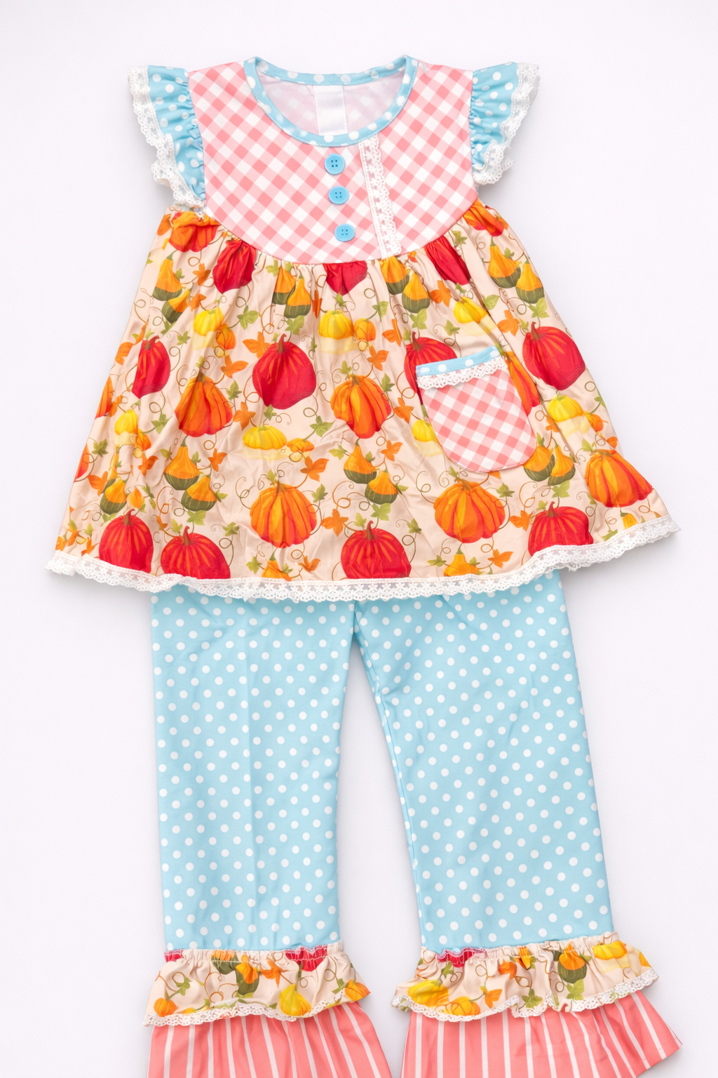 Little Girls Floral Outfit